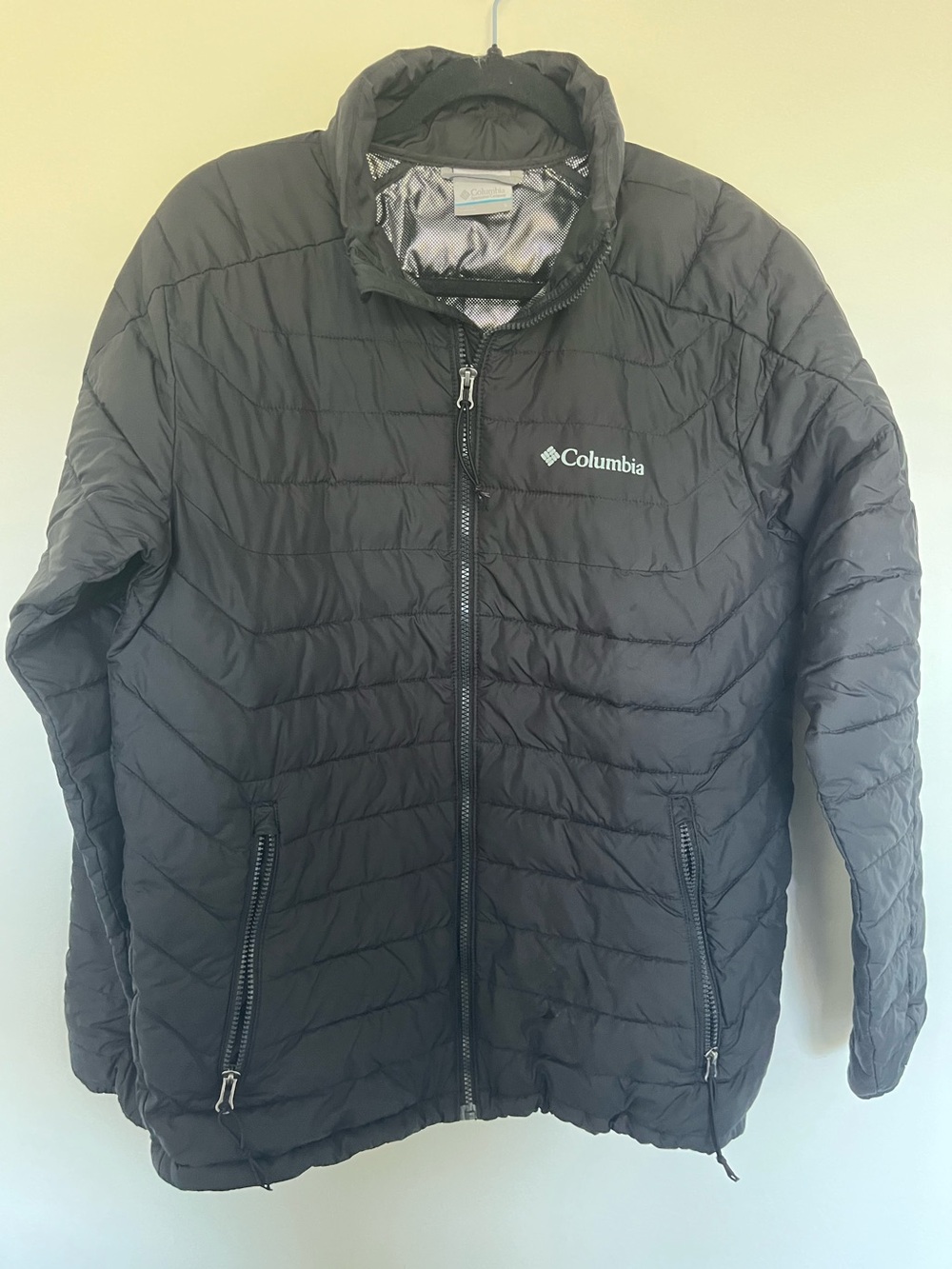 Columbia Black Quilted Packable Puffer Jacket